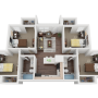 Centennial Court UTA Four Bedroom Two Bathroom