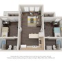 University Columns NSU Two Bedroom Two Bathroom