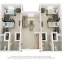 University Place NSU II Two Bedroom Two Bathroom Shared