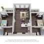 University Oaks UTSA Two Bedroom Two Bathroom