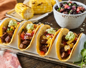 Ancho Chile Spiced Street Tacos X