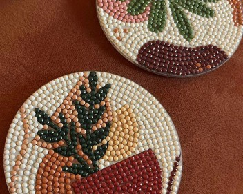 Diamond Mosaic Coaster