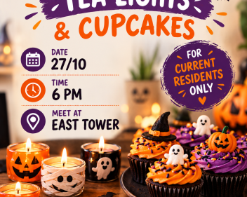 tea lights and cupcakes 27th