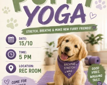 puppy yoga 15th