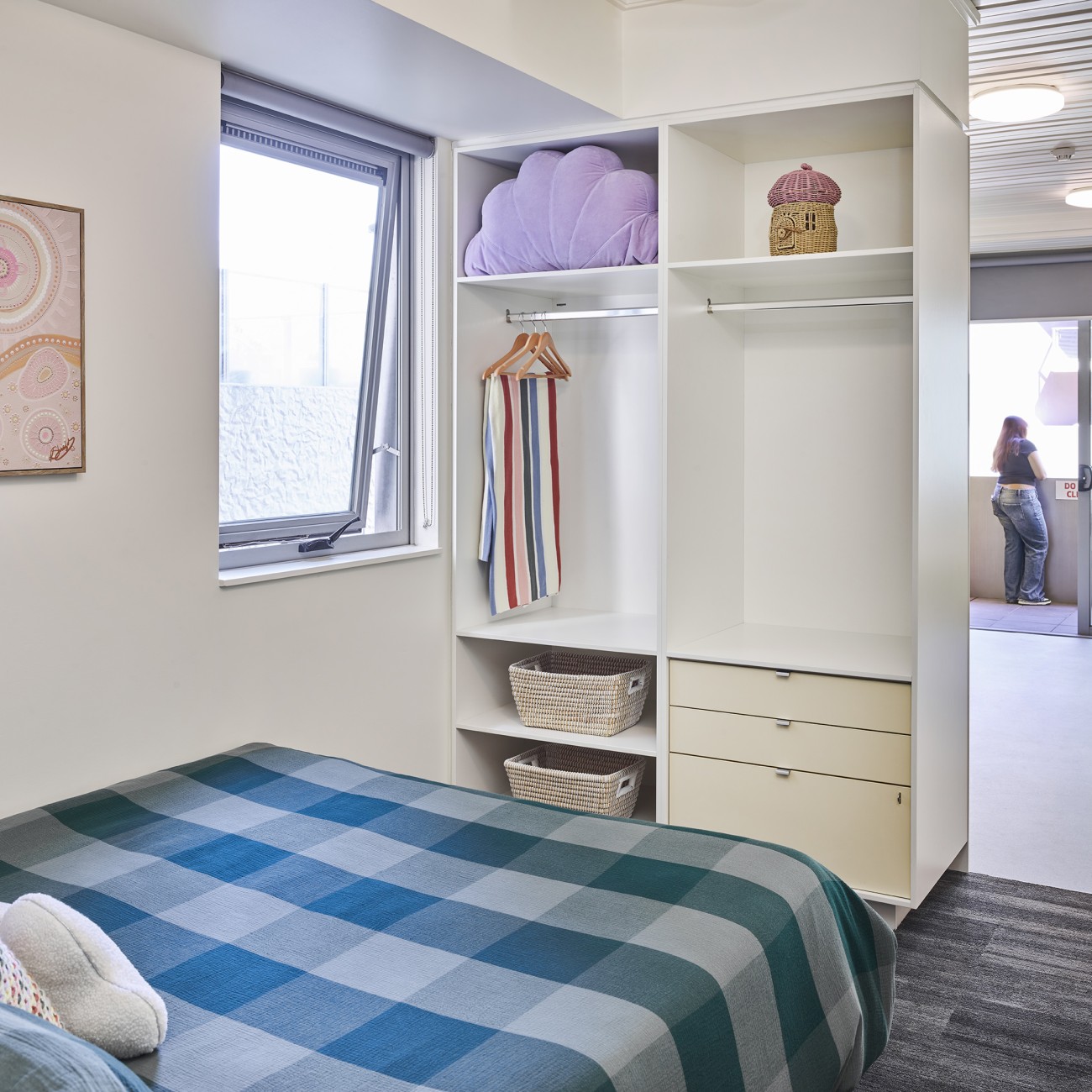 CLV Student Accomodation Superior Studio w Balcony Bedroom