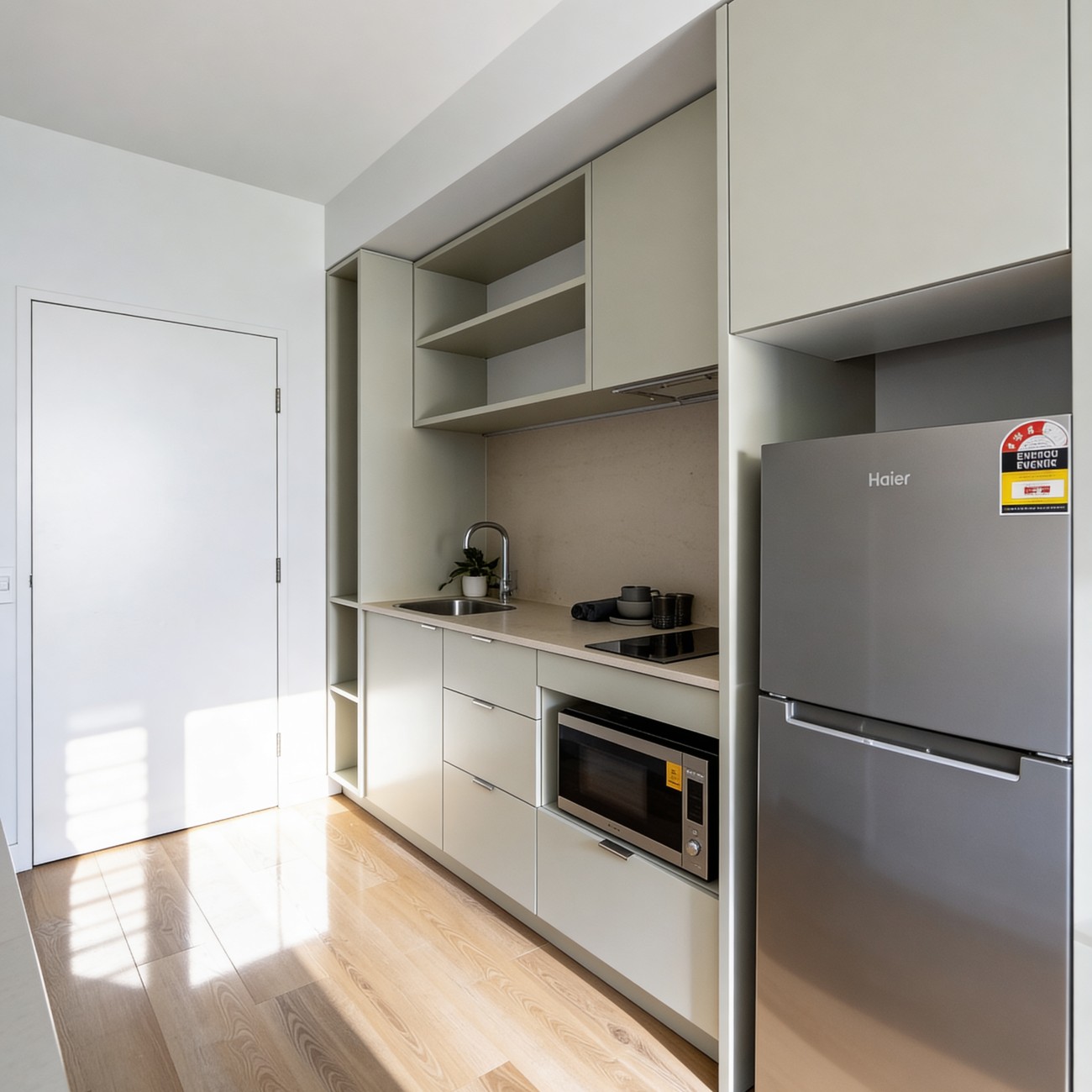 GUV Studio High Floor & Tower kitchen & front door Feb 26