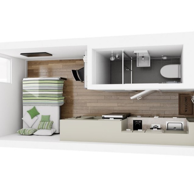 GUV Studio High Floor with Air & Double Bed Tower WEB